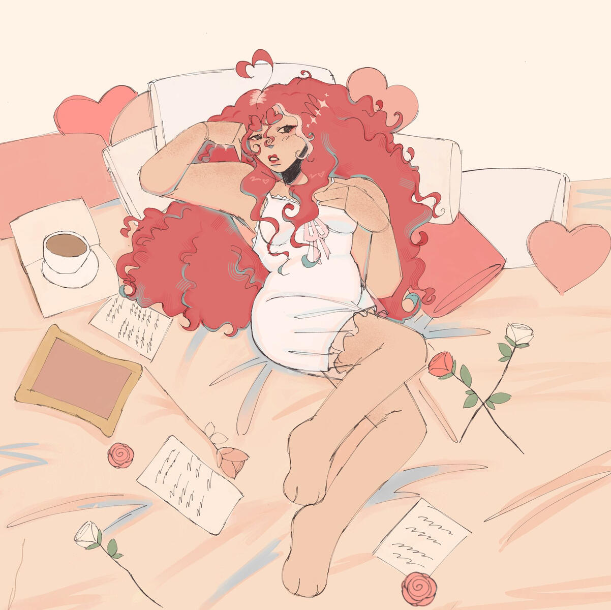 fully colored, full-body